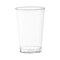 Clear with Silver Glitter Round Disposable Plastic Tumblers - 12 oz. (240 Cups)